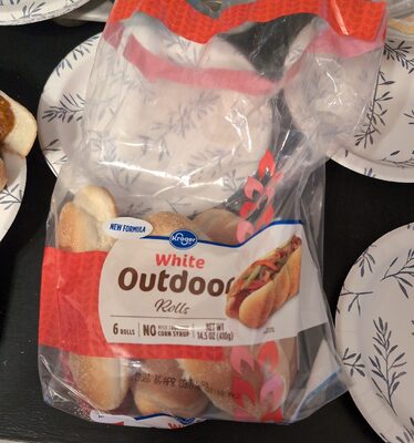 White Outdoor Rolls, White