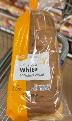 White Thin-Sliced Enriched Bread Sandwiches, White