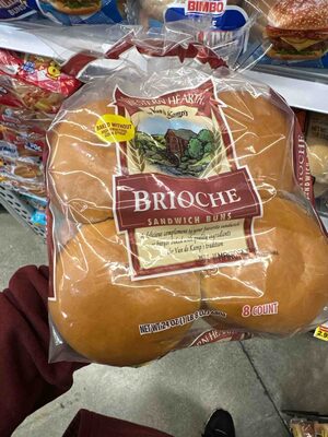 Brioche Sandwich Buns, Brioche