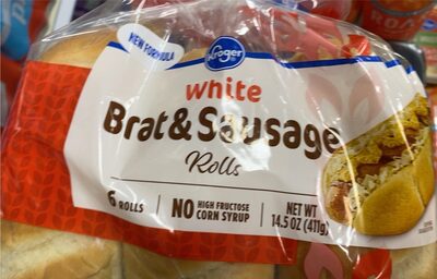 White Brat & Sausage Rolls, White