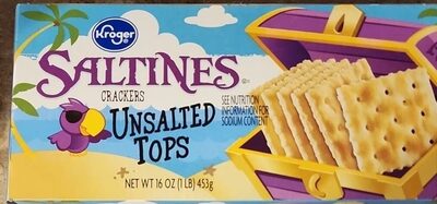 Unsalted Tops Saltines Crackers, Unsalted Tops