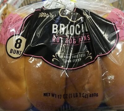 Brioche Hot Dog Buns, Brioche