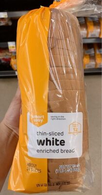 White Thin-Sliced Enriched Bread, White