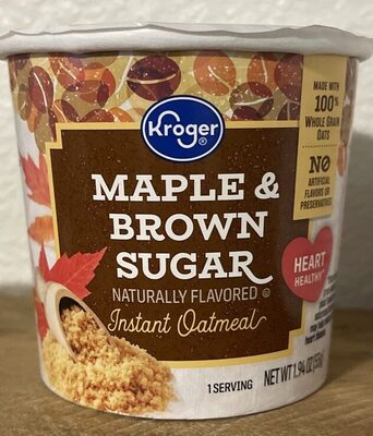 Maple & Brown Sugar Instant Oatmeal, Maple & Brown Sugar