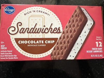 Chocolate Chip Snowboard Sandwiches, Chocolate Chip
