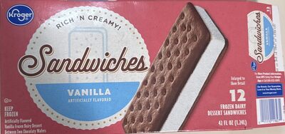 Vanilla Snowboard Sandwiches, Vanilla