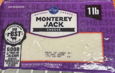 Monterey Jack Cheese, Monterey Jack