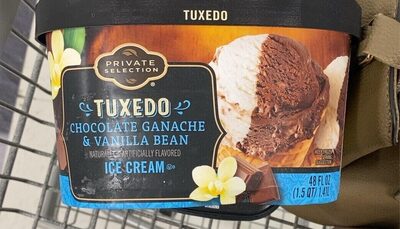 Tuxedo Chocolate Ganache & Vanilla Bean Ice Cream, Chocolate Ganache & Vanilla Bean