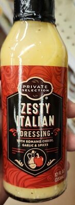 Zesty Italian With Romano Cheese, Garlic & Spices Dressing, Zesty Italian With Romano Cheese, Garlic & Spices