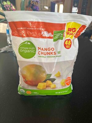 Mango Freshly Frozen Mango Chunks, Mango