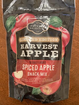 Harvest Spiced Apple Cinnamon Pecans, Sakmdied Apple Flavored Almonds, Marcona Almonds, Dried Cherries & Apples Snack Mix, Harvest Spiced Apple