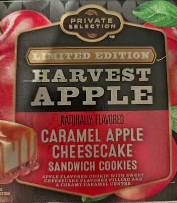 Harvest Apple Caramel Apple Cheesecake Sandwich Cookies, Harvest Apple