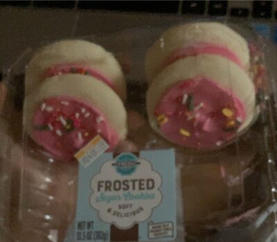 Frosted Sugar Cookies, Frosted Sugar