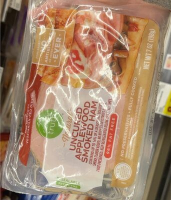 Uncured Applewood Smoked Ham, Applewood Smoked