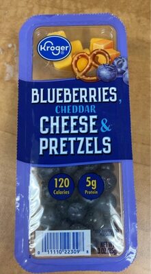 Blueberries Cheddar Cheese & Pretzels, Blueberries Cheddar