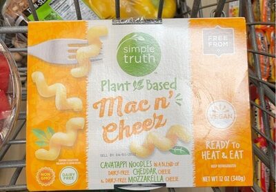 Mac N' Cheez Plant Based Cavatappi Noodles, Mac N' Cheez
