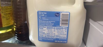 Kroger, Fat Free Skim Milk
