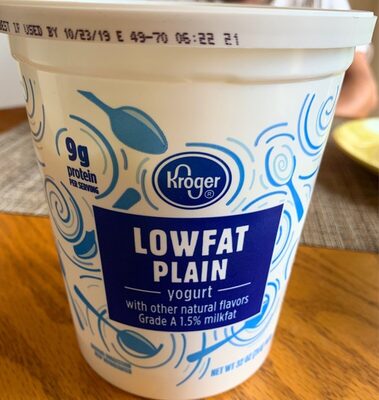 Blended Grade A Lowfat Yogurt, Plain