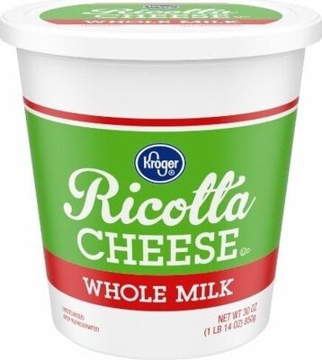 Ricotta Cheese Whole Milk, Ricotta Cheese