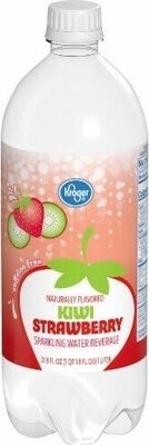 Kroger, Sparkling Water Beverage, Kiwi Strawberry, Kiwi Strawberry