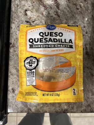 Kroger, Queso Quesadilla Finely Shredded Cheese