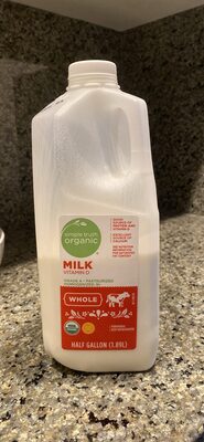 Organic Whole Vitamin D Milk