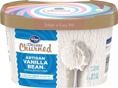 Light Ice Cream, Artisan Vanilla Bean