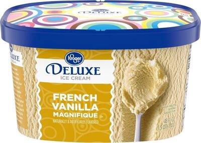 French Vanilla Magnifique Deluxe Ice Cream, French Vanilla Magnifique