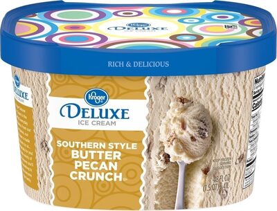Southern Style Butter Pecan Crunch Deluxe Ice Cream, Southern Style Butter Pecan Crunch