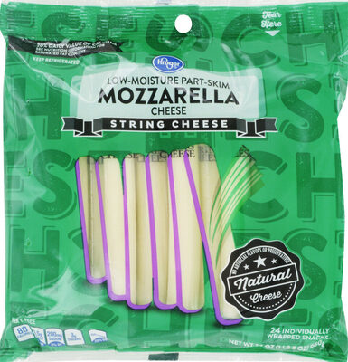 Kroger, Low-Moisture Part-Skim Mozzarella String Cheese