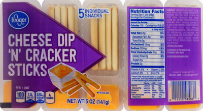 Kroger, Cheese Sauce & Cracker Sticks
