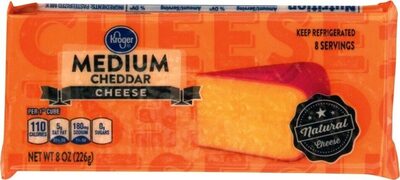 Kroger, Medium Cheddar Cheese