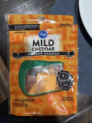 Kroger, Mild Cheddar Cheese Snacks
