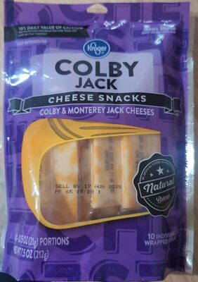 Kroger, Colby Jack Cheese Snacks