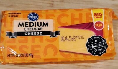 Medium Cheddar Cheese, Medium Cheddar