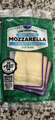 Kroger, Mozzarella Slices