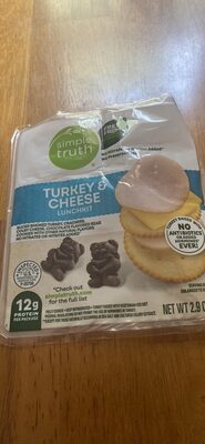 Simple Truth, Turkey & Cheese Lunchkit