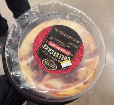 Strawberry Swirl New York Style Cheesecake, Strawberry Swirl