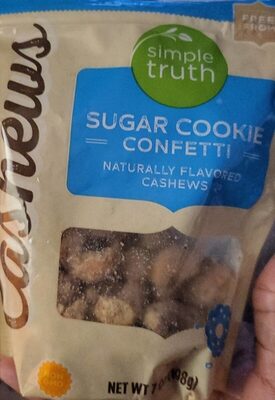 Sugar Cookie Confetti Cashews, Sugar Cookie Confetti