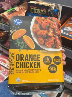 Orange Chicken Seasoned Antibiotic Free Chicken Tossed In A Spicy Orange Sauce, Orange Chicken