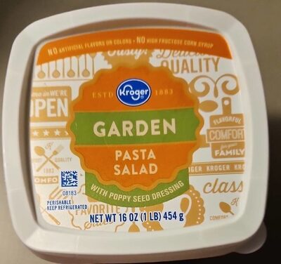 Garden Pasta Salad, Garden