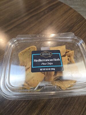 Mediterranean Herb Pita Chips, Mediterranean Herb