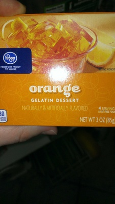 Gelatin Dessert, Orange