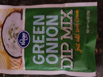 Green Onion Dip Mix, Green Onion