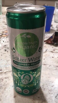 Cucumber Melon Flavored Seltzer Water, Cucumber Melon