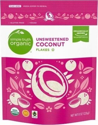 Unsweetened Coconut Flakes, Unsweetened