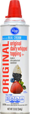 Kroger, Original Dairy Whipped Topping