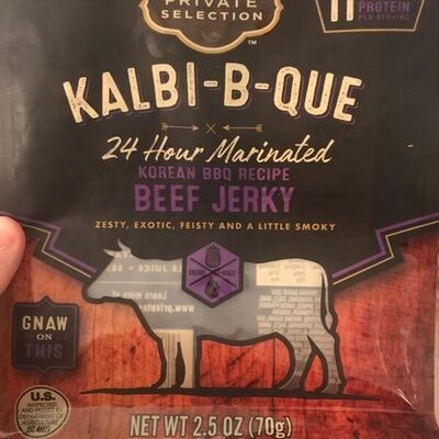 Kalbi-B-Que Korean BBQ Recipe Beef Jerky, Kalbi-B-Que