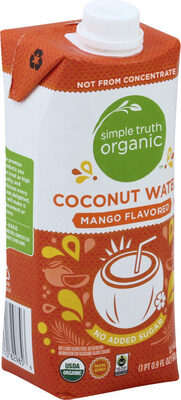 Mango Flavored Coconut Water, Mango