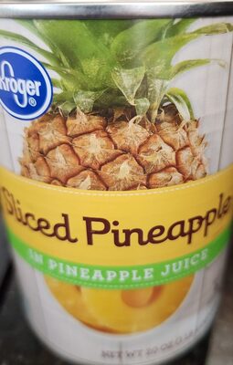 Kroger, Sliced Pineapple In Pineapple Juice